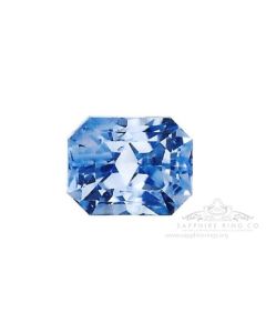 Natural Blue Ceylon Sapphire, 1.62 ct Emerald Cut GIA Certified