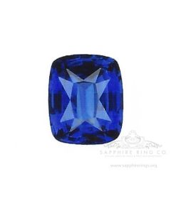 Natural Ceylon Sapphire, 1.15 ct Cushion Cut GIA Certified 