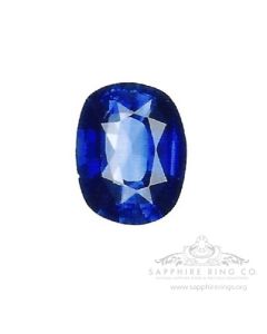 Natural Blue Sapphire, 1.40 ct Cushion Cut GIA Certified 