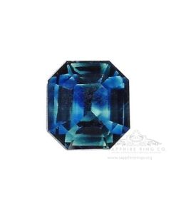 Unheated Blue Sapphire, 1.58 ct Emerald Cut GIA Certified 