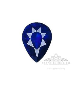 Natural Pear Cut Sapphire, 2.40 ct GIA Certified 