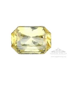 Unheated Yellow Ceylon Sapphire, 5.55 ct GIA Certified 