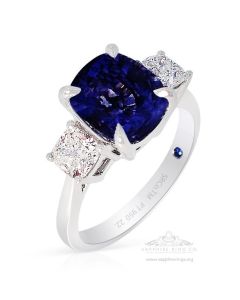 Natural Sapphire Ring 2987 Custom 