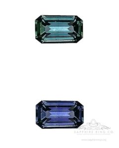 Unheated Color Change Sapphire, 2.46 ct GIA Certified 