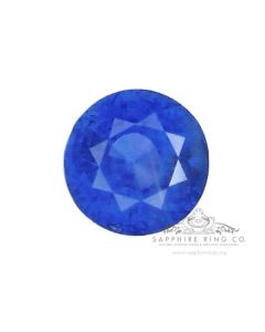 Untreated Blue Sapphire, 5.02 ct Round Ceylon Sapphire GIA Origin