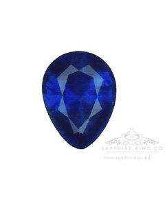 Kashmir Blue Sapphire, 1.06 ct Pear Cut GIA Certified 