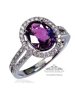 Purple Ceylon Natural Sapphire 