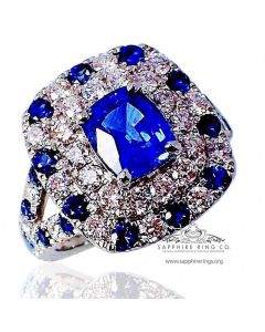 blue fancy Diamond Ring,