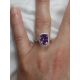 purple Sapphire in finger 