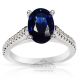 Oval Cut Ceylon Natural Sapphire, 2.14 ct GIA Certified 