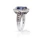 sapphire diamond platinum engagement rings