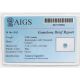AIGS Certified for Dark Blue Sapphire 3ct 
