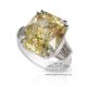 yellow sapphire and diamond engagement ring