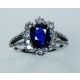 Royal-blue-sapphire-and-diamonds-ring-for-ladies 