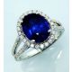 Royal Blue sapphire 3.59 tcw