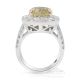 Custom Order, 9.19 ct GIA Certified  Yellow Platinum Sapphire Ring