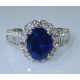 Blue Oval Natural Ceylon Sapphire 4.55 tcw 