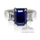 4.05 ct Untreated Sapphire Ring