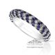 Blue Sapphire and diamonds band for the wedding 
