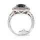 blue Platinum sapphire ring
