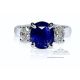 Platinum Blue Ceylon Sapphire Ring