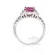 pink sapphire platinum ring 