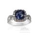 Untreated Rich blue Ceylon Sapphire Ring