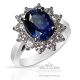 blue Sapphire Ring GIA