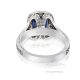 vivid blue sapphire ring