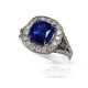 light blue ceylon sapphire ring