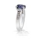 Violet Sapphire wedding ring 