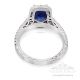 Blue sapphire and diamonds ring for her 