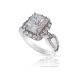 white sapphire and diamond ring price 