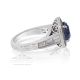 platinum 950 color change sapphire engagement ring