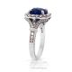 vivid blue sapphire platinum ring price