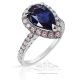 pear shaped sapphire ring
