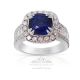 natural  blue sapphire ring 