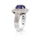 purple sapphire wedding rings for women