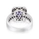 purple sapphire engagement ring