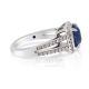 Blue sapphire ring  for men 