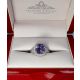 purple sapphire and diamond ring for wedding