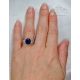 royal blue sapphire and diamond ring
