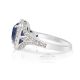 blue sapphire diamond ring for girl