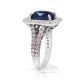 blue sapphire and diamond engagement rings