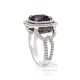 Untreated Purple Platinum Sapphire Ring, 4.03 ct  GIA 