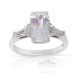 White-Sapphire-2.17 Ct-Ring-in-18kt-white-gold
