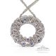 Natural Sapphire Necklace, 1.54 cts Sapphires 18kt 
