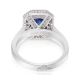 Platinum Sapphire Ring, 1.69 ct Unheated GIA Certified  