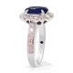 Platinum Sapphire Ring, 3.01 ct Unheated GIA Certified 