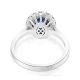 1.05 ct Platinum Sapphire Ring, GIA Certified